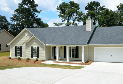 Exterior shot of a house