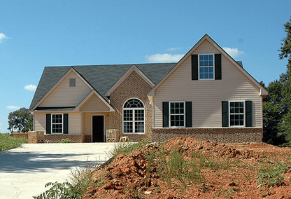 Exterior shot of a house