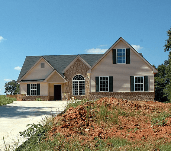 Exterior shot of a house