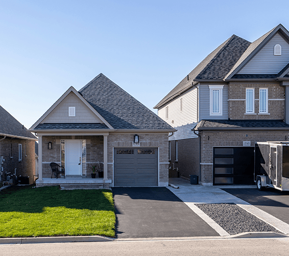 Exterior shot of a house